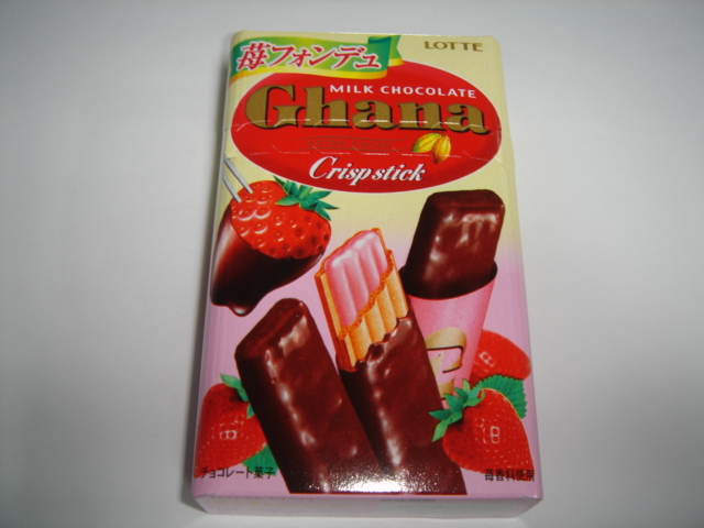 ガーナクリスプスティック 苺フォンデュ ロッテ チョコライフ