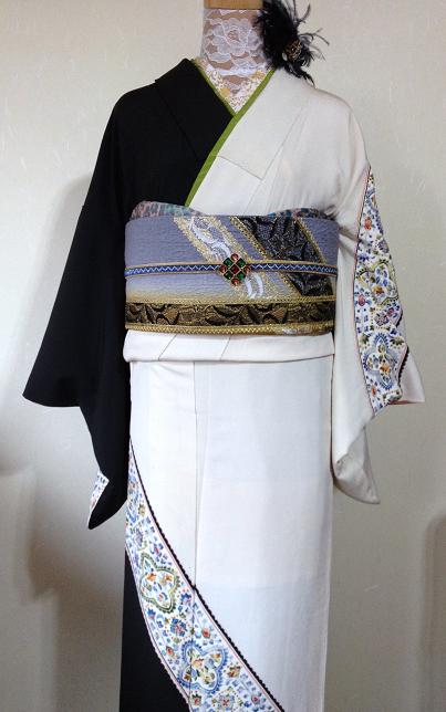 KIMONO VANITY！！ 母娘で片身替り訪問着 : CHOKOとチョコと