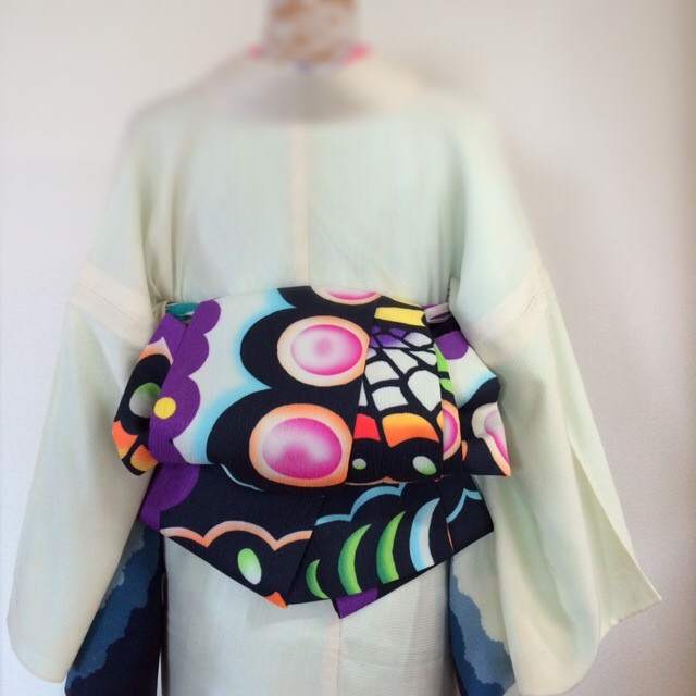 NeonButterfly ネオンバタフライ 半幅帯 浴衣や着物に たたし CHOKO