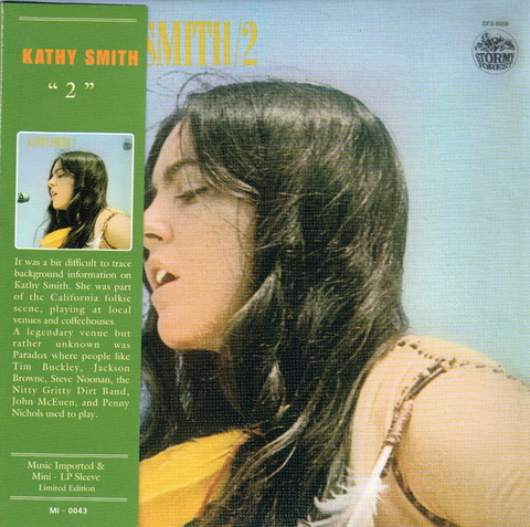 KATHY SMITH - 2 (1971) Reissue CD (2012) o