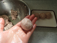 肉団子のはちみつ醤油あんP2