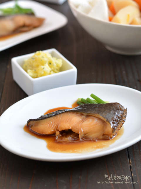晩ごはん210927_銀だらの煮付け