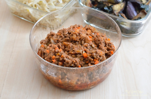 作り置き231024_合いびきレンジミートソース