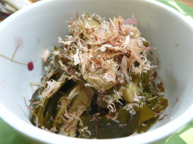 昆布と舞茸くったり生姜煮
