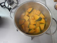 晩ごはん180118_ボタニカルオイルミックス_かぼちゃスープP2