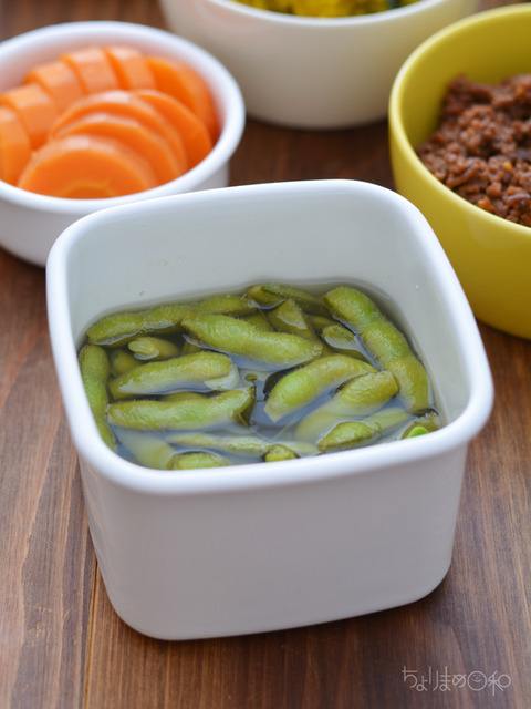 浸し枝豆170618