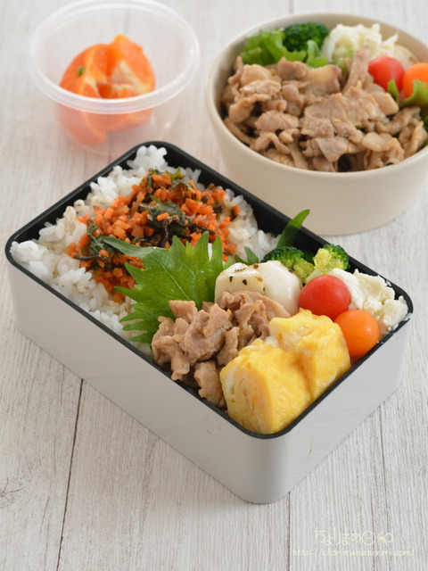 お弁当230421_豚焼きたれ酢
