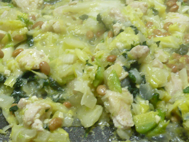 野菜とおダシの風味でいただきま～す