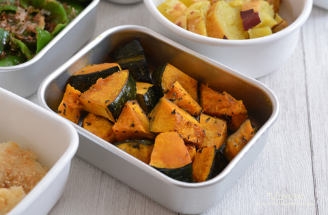 作り置き211021_かぼちゃのバジルグリル