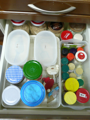 キッチン収納引き出し