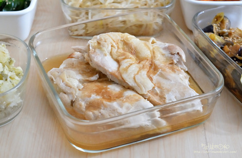 作り置き230924_鶏むね塩砂糖しょうゆごま油