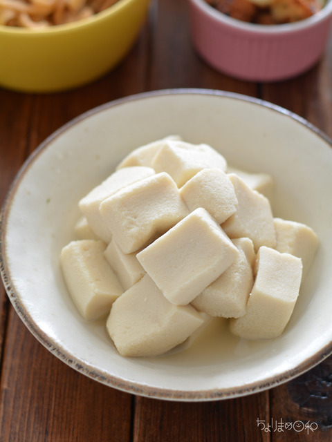 晩ごはん190706_高野豆腐の白だし煮2