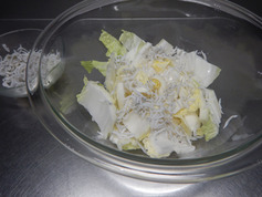 白菜としらすのレンジ煮181018-P