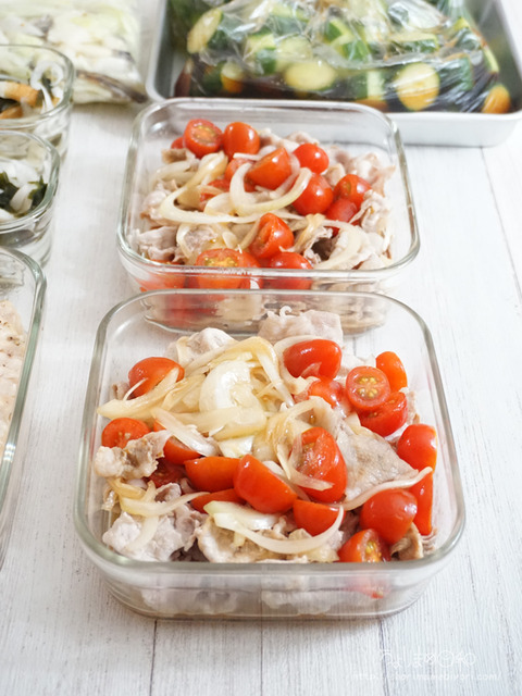 作り置き250916_豚しゃぶトマト