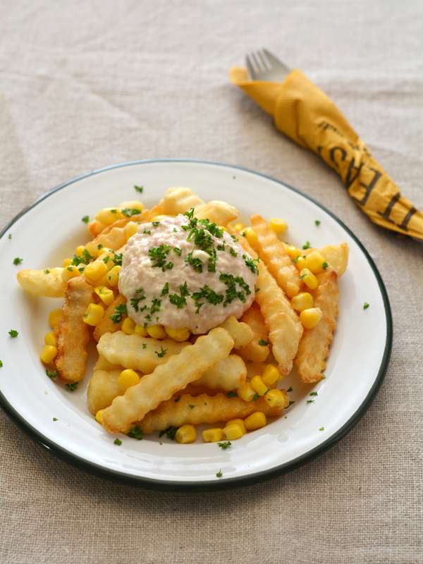 サワークリームオニオン風味のツナポテト 冷凍フライドポテト ツナ 焼き 揚げ 炒め 魚介類 ちょりまめ日和 ちょりママ 西山京子 オフィシャル料理ブログ Powered By ライブドアブログ