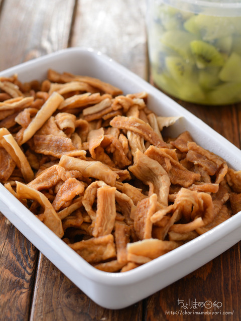 晩ごはん201101_ポリポリ大根