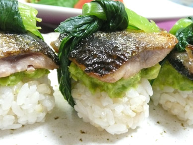 秋刀魚とアボガドのベストコンビ!