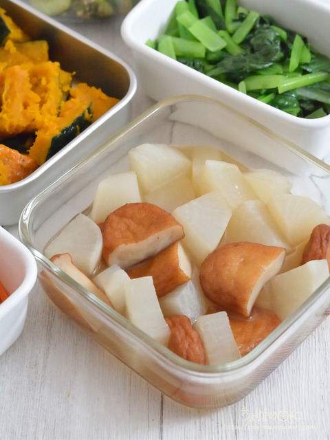 作り置き220918_大根とさつま揚げの吟だし煮