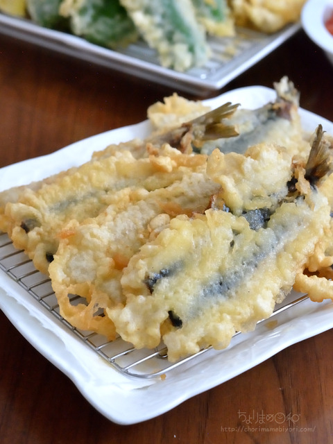 晩ごはん240329_いわし天