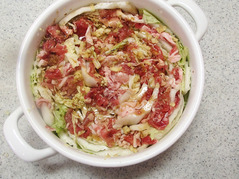 白菜と豚肉の鍋蒸しP3