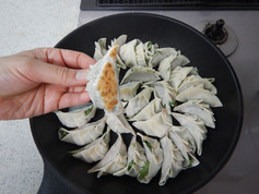 豚ニラ大葉餃子P3
