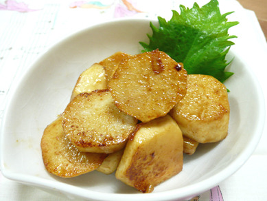 里芋の焦がしバター黒糖醤油