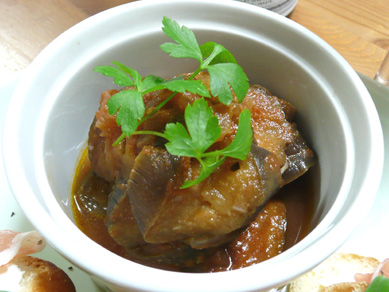 ナスのアンチョビトマト煮