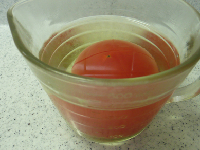 Wトマトサラダ湯むき