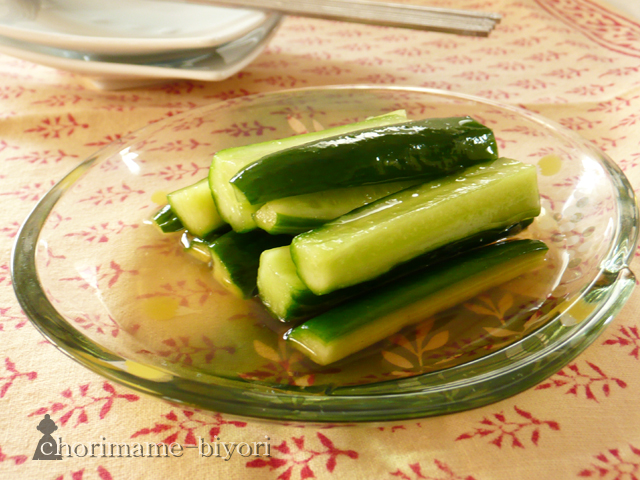 きゅうりの２時間で完成漬物