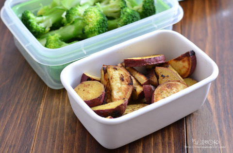 作り置き210710_さつまいもの塩バター焼き