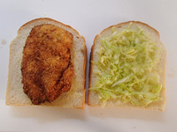 レモン鶏のカツサンドP2