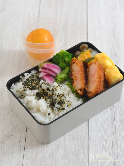 お弁当231107_エビカツ