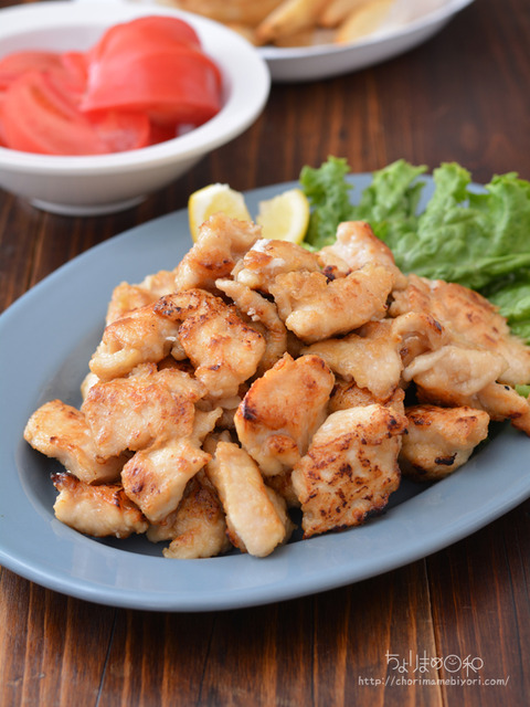 晩ごはん210426_うま味両面焼き鶏