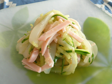 ヘルシー蒟蒻の味噌和え