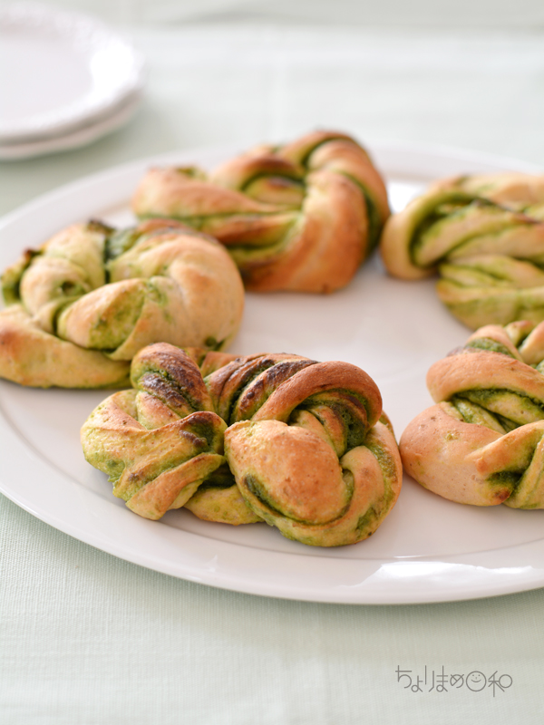 抹茶ときなこのお花パン 抹茶クランブル入り パン 菓子パン ちょりまめ日和 ちょりママ 西山京子 オフィシャル料理ブログ Powered By ライブドアブログ