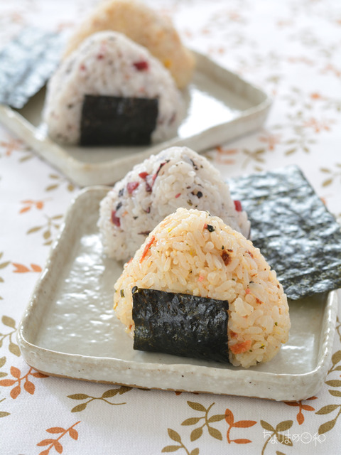 大森屋料理教室_ふりかけなじむオイルおにぎり