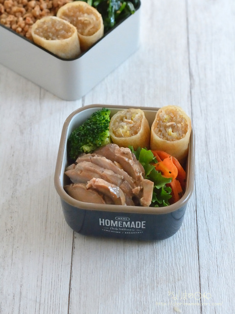 お弁当231201_低温調理煮豚