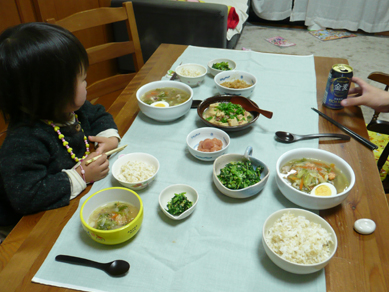 晩御飯0109
