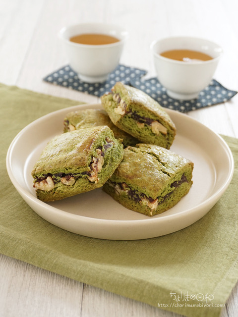 あんことくるみの抹茶スコーン_富澤2601