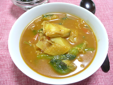 鱈と冬野菜のカレー