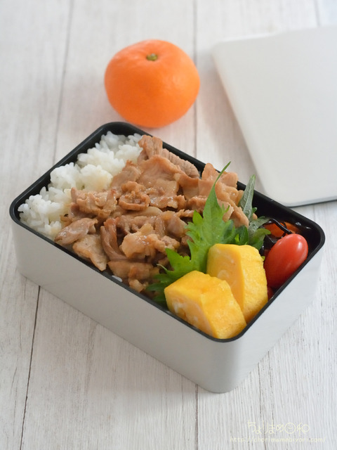 お弁当221230_豚オイスター砂糖にん醤油
