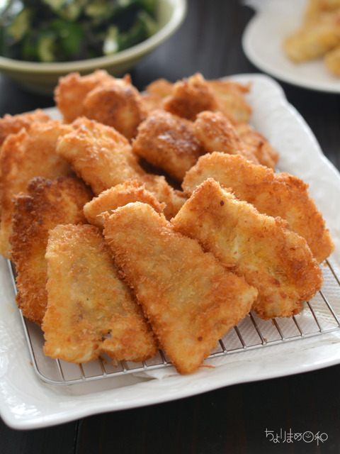 晩ごはん190629‗白身魚フライ