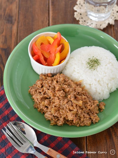 ねりごまキーマカレー_かどや1911-2