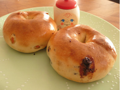 柚子ピール&チョコベーグル