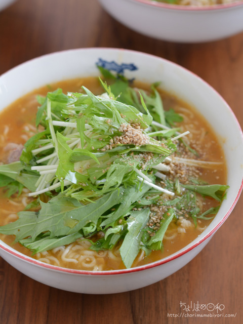 昼ごはん_あんかけ辛みラーメン2