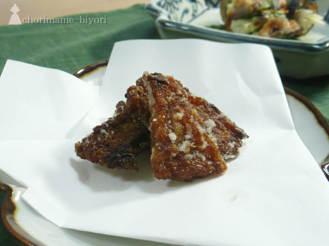 秋刀魚のネギしそ巻き2