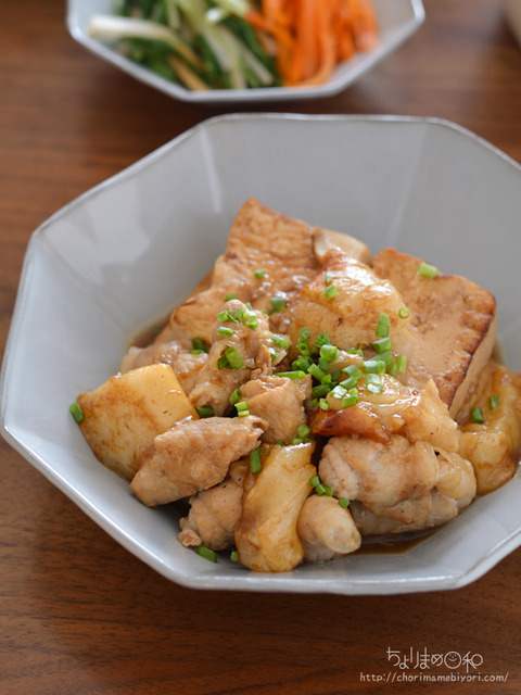 晩ごはん201014_コク旨肉豆腐2