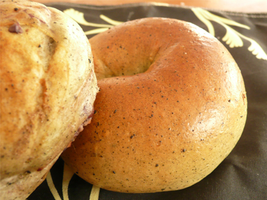 よもぎ小豆ベーグル２