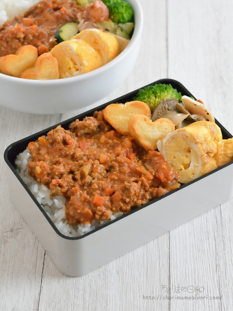 お弁当230328_ごはんに合うミートソース