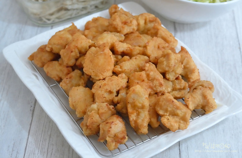 晩ごはん230912_鶏むね肉の唐揚げ2